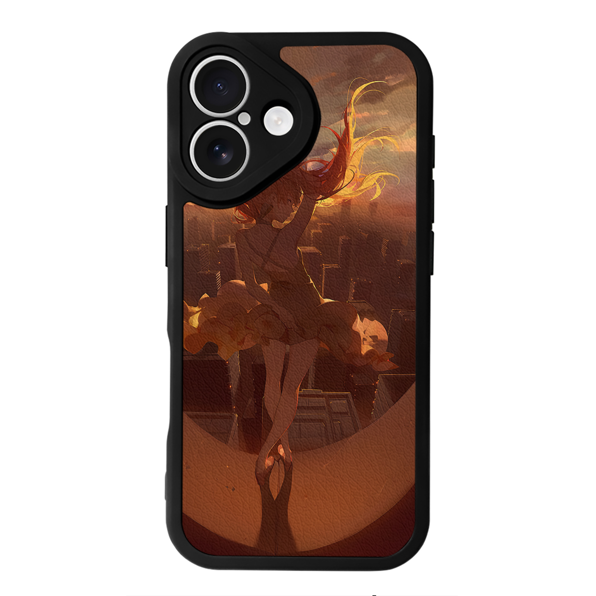 （画像用） EVA 新世紀エヴァンゲリオン 【iPhone 16シリーズ対応】シリコンスマホケース（レザー調） 材質：シリコン